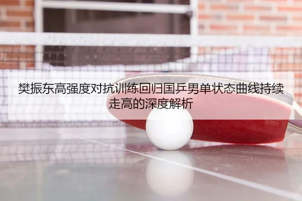 樊振东高强度对抗训练回归国乒男单状态曲线持续走高的深度解析